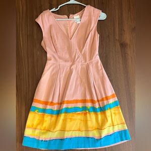 Anthropologie Vibrant Multicolor Dress